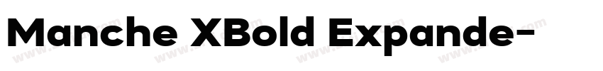 Manche XBold Expande字体转换